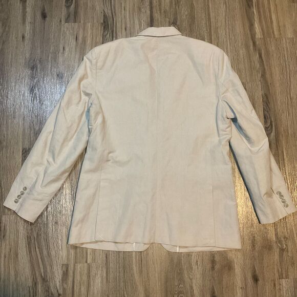 Calvin Klein Blazer Sports Coat Suit Jacket Linen Professional Preppy Size XL - Picture 9 of 12